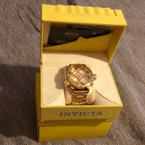 Invicta watch 26463 gold large